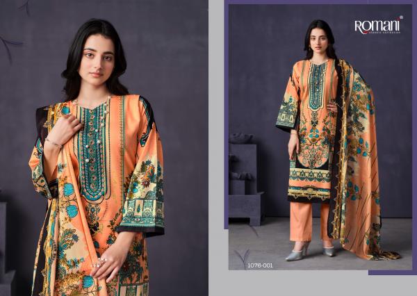 Romani Mareena Vol 12 Regular Cotton Designer Dress Material Collection